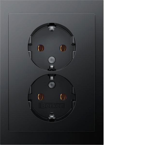 Hager Berker K.1 Wandcontactdoos (WCD Schakelmateriaal), Doe-het-zelf en Verbouw, Elektra en Kabels, Overige typen, Nieuw, Verzenden