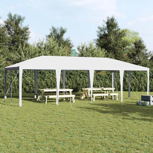 vidaXL Partytent Wit 8x4 m PE, Tuin en Terras, Partytenten, Partytent, Nieuw, Verzenden