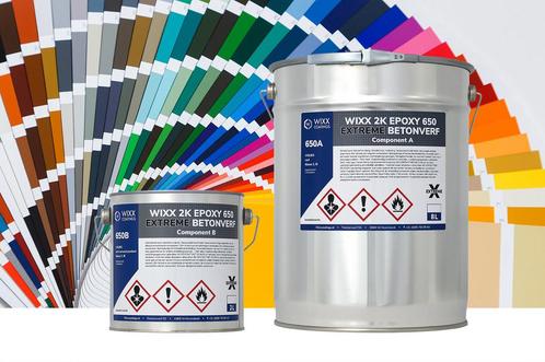 Wixx 2K Epoxy 650 Extreme Betoncoating Mengkleur 10L, Doe-het-zelf en Verbouw, Verf, Beits en Lak, Verf, Overige kleuren, Nieuw