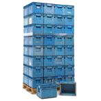 Gebruikte stapelbak kunststof palletaanbieding alle wanden, Doe-het-zelf en Verbouw, Kratten en Dozen, Ophalen of Verzenden, Nieuw