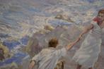 Chris van Dijk (1952) - Impressionist  Belle journée sur la, Antiek en Kunst, Kunst | Schilderijen | Klassiek