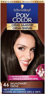 SCHWARZKOPF POLY COLOR CRÈME-HAARVERF 46 BRUINZWART PAK 1 .., Verzenden, Nieuw