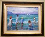 Davor Ivkovi (1965) - Children at the beach, Antiek en Kunst