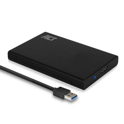 ACT HDD behuizing voor 2,5 SATA HDD/SSD - USB3.0, Computers en Software, Pc- en Netwerkkabels, Ophalen of Verzenden