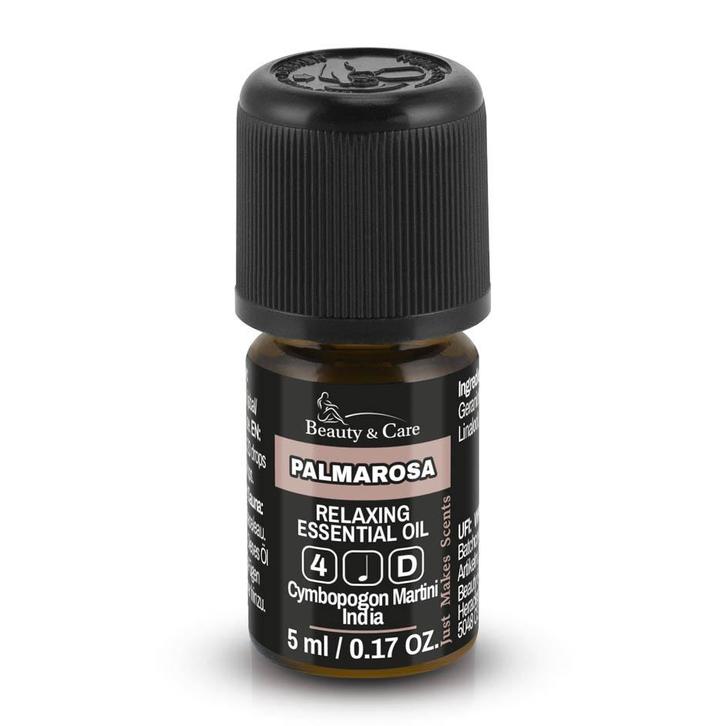 Beauty & Care Palmarosa olie 5 ml.  new, Sport en Fitness, Gezondheidsproducten en Wellness, Nieuw, Ophalen of Verzenden