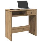 vidaXL Bureau 80x40x75 cm bewerkt hout artisanaal, Huis en Inrichting, Bureaus, Verzenden, Nieuw