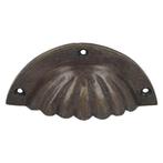 Komgreep schelp massief messing antiek, Verzenden, Nieuw