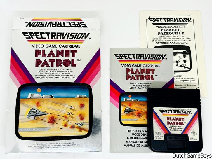 Atari 2600 - Spectravision - Planet Patrol, Spelcomputers en Games, Games | Atari, Gebruikt, Verzenden