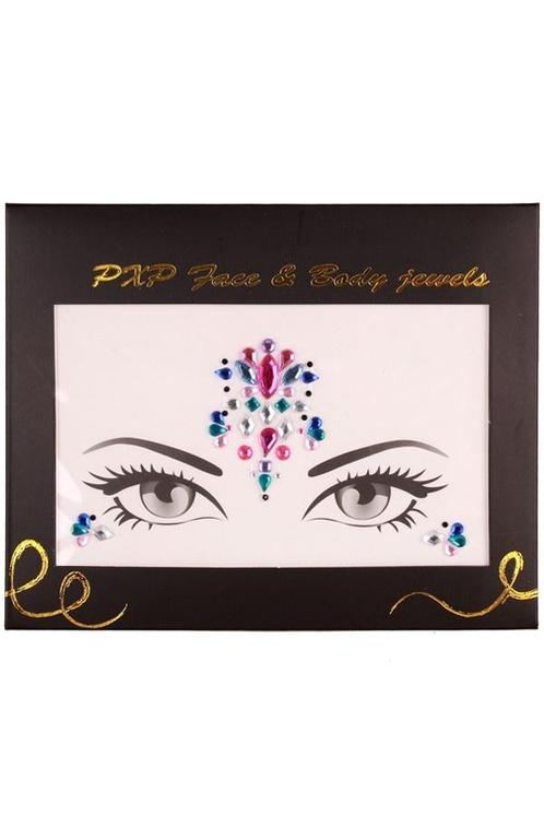 PXP Gezicht Sticker Face Jewels Model C, Hobby en Vrije tijd, Feestartikelen, Nieuw, Verzenden