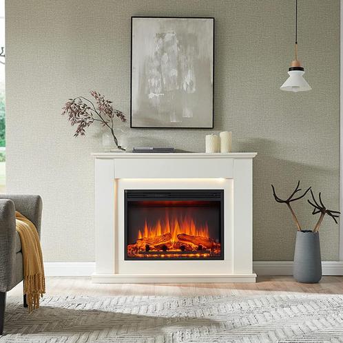 BALDERIA Ajax Elektrische Haard - Wit *Uit assortiment*, Huis en Inrichting, Haarden, Elektrische haard, Nieuw