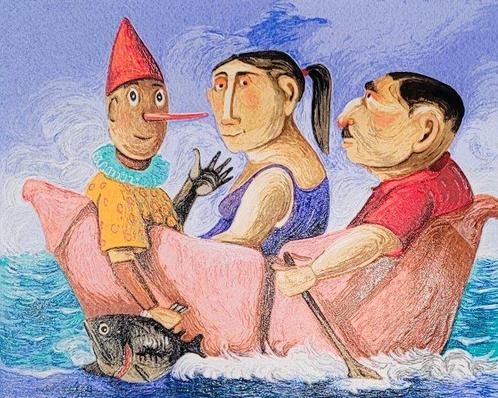 Pino Procopio (1954) - Pinocchio, Antiek en Kunst, Antiek | Overige Antiek