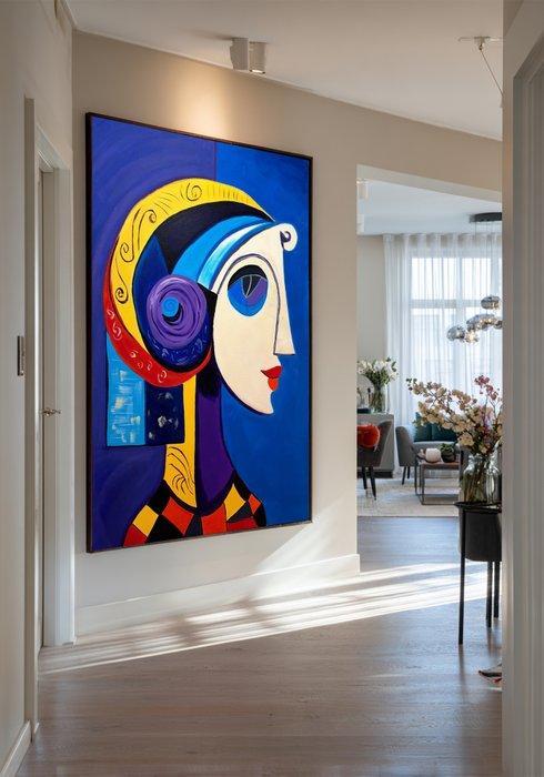 E. Pérez Lezcano - “Electric Muse” XL (No Reserve Price), Antiek en Kunst, Kunst | Schilderijen | Modern