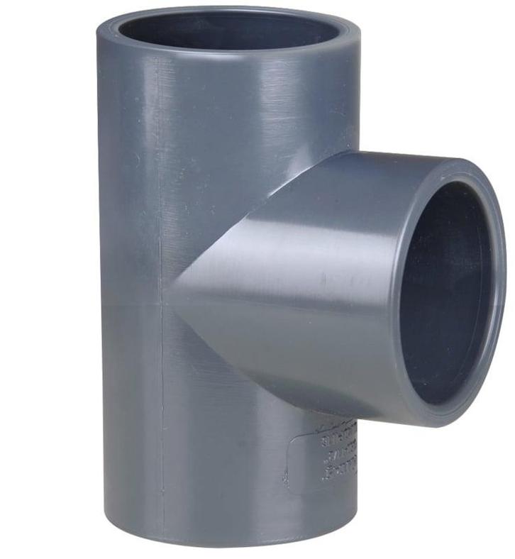 Pvc T-stuk 32mm 90 graden PN16 (Pvc T-stuk 90 graden), Tuin en Terras, Vijver-toebehoren, Overige typen, Nieuw, Verzenden