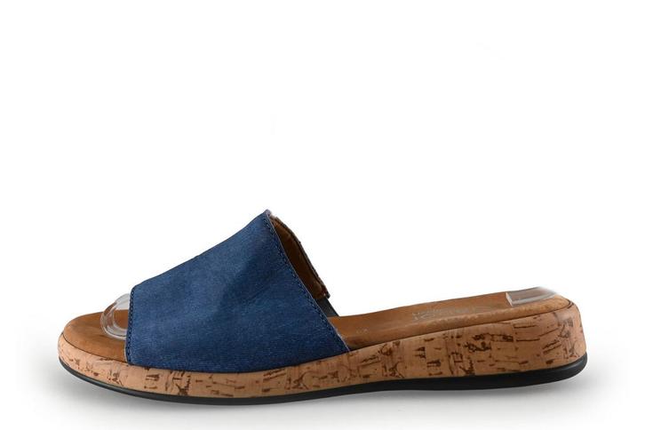 Gabor Muiltjes in maat 38 Blauw, Kleding | Dames, Schoenen, Blauw, Zo goed als nieuw, Overige typen, Verzenden