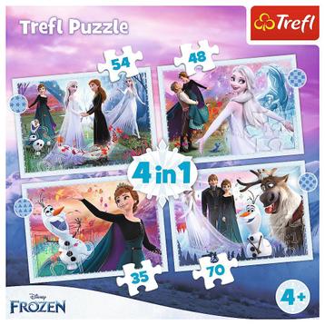 Frozen Disney 4-in-1 puzzel