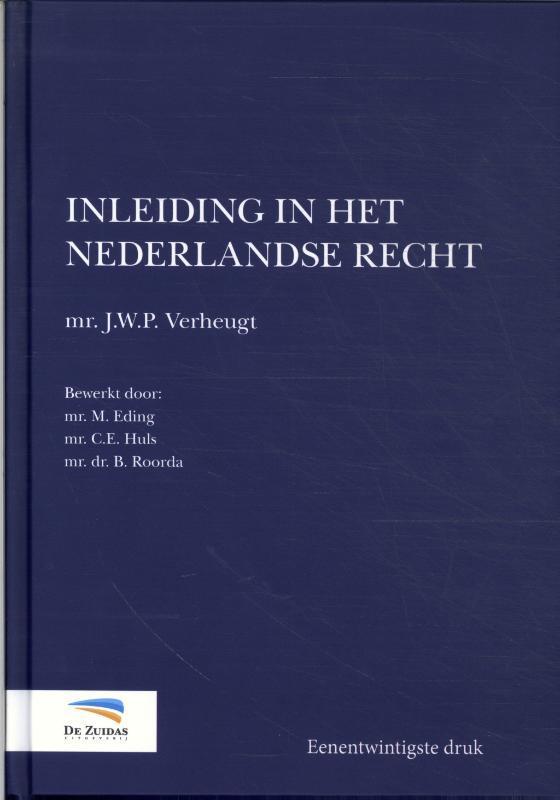 Inleiding in het Nederlandse recht 9789082849523, Boeken, Studieboeken en Cursussen, Zo goed als nieuw, Verzenden