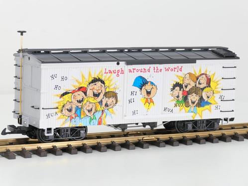 LGB 45672 Lachender Güterwagen, Sound (grootspoor), Hobby en Vrije tijd, Modeltreinen | Overige schalen, Overige typen, Nieuw
