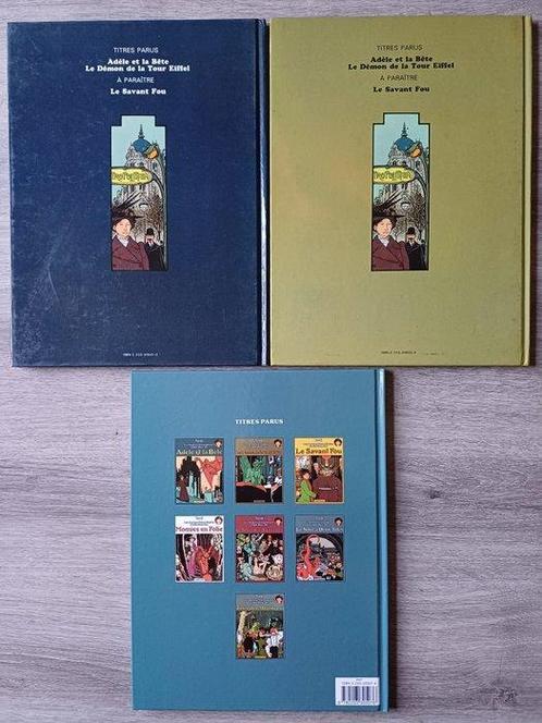 Adele Blanc-Sec T1 + T2 + T6 - 3x C - EO/Ré - 3 Album -, Boeken, Stripboeken