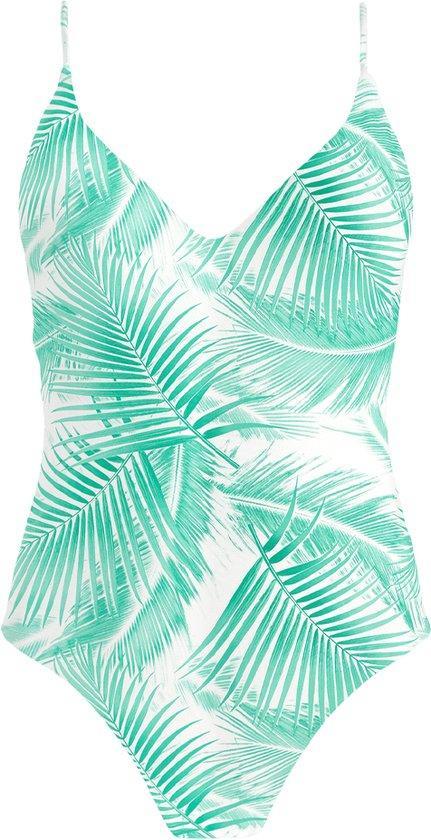 Barts Palmsy Plunge One Piece green Dames Badpak - Maat 40, Kleding | Dames, Ondergoed en Lingerie, Verzenden