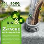 Tillvex® Parasoltegel - Parasolvoet  - Vulbaar tot 80 kg  -, Tuin en Terras, Verzenden, Zo goed als nieuw