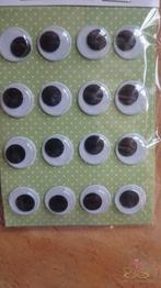 Wiebelogen zelfklevend 15 mm 16 stuks, Ophalen of Verzenden, Nieuw