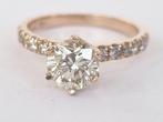 Verlovingsring - 14 karaat Roségoud - 1.64ct. tw. Diamant