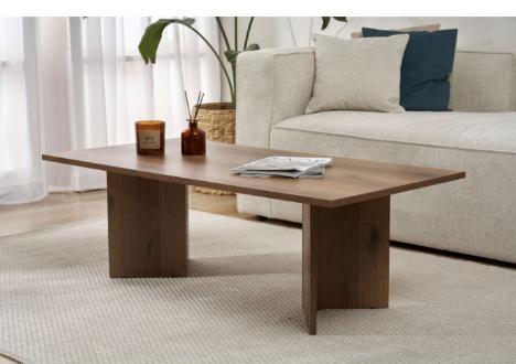 Asir 668NRD1114 Salontafel Okkernoot 119x60 van 129 voor 59, Huis en Inrichting, Tafels | Salontafels, 50 tot 100 cm, Rechthoekig
