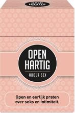 Openhartig - About Sex | Open Up! - Gespreksstarters, Hobby en Vrije tijd, Gezelschapsspellen | Kaartspellen, Nieuw, Verzenden