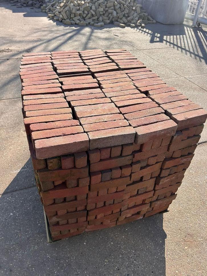 Partij nieuwe waalformaat klinkers – 90 m² beschikbaar, Tuin en Terras, Tegels en Klinkers, Klinkers, Nieuw, 10 m² of meer