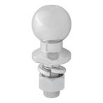 ProPlus Trekhaakkogel - Recht - Ø 50 mm - Draad M22 x 55..., Ophalen of Verzenden, Nieuw