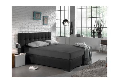 Dreamhouse Enkel Jersey 135 gr. Hoeslaken Antraciet, Huis en Inrichting, Slaapkamer | Beddengoed