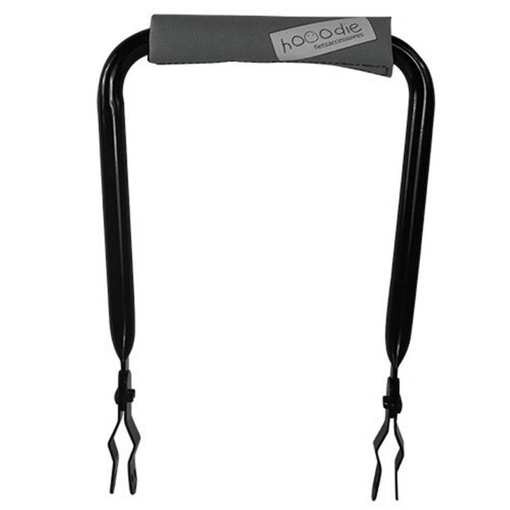 Hooodie Rugsteun Rugleuning  zwart met Silver Solid rugkusse, Fietsen en Brommers, Fietsaccessoires | Fietsstoeltjes, Nieuw, Verzenden