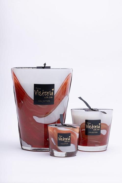Victoria with love - Wave rood, Huis en Inrichting, Woonaccessoires | Kandelaars en Kaarsen, Ophalen of Verzenden