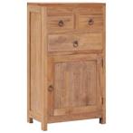 Dressoir 50cm Teak - OP=OP - Kleine Beschadiging Mogelijk, Koloniaal, Rustiek, Minder dan 50 cm, Teakhout, Nieuw