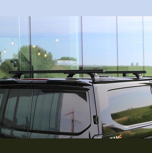 Zwart Aluminium Dakdragers Ford Transit Custom Hybride 2024+, Auto-onderdelen, Overige Auto-onderdelen, Nieuw, Ford, Ophalen of Verzenden