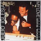 Julio Iglesias and Stevie Wonder - My love - Single, Cd's en Dvd's, Vinyl Singles, Gebruikt, 7 inch, Pop, Single