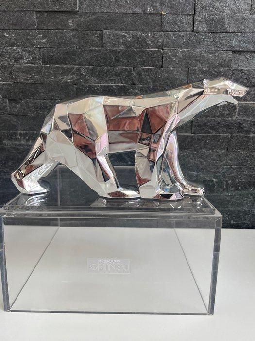 Richard Orlinski (1966) - Ours Pompon Chrome, Antiek en Kunst, Kunst | Designobjecten