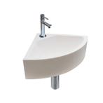 Sani Royal Solid Surface Fonteinset Corner Chroom, Nieuw