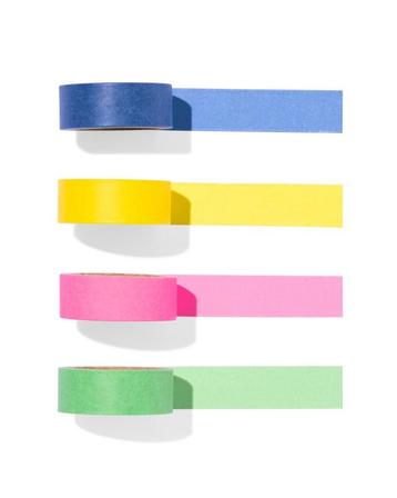 HEMA Washi tapes effen - 4 stuks beschikbaar voor biedingen