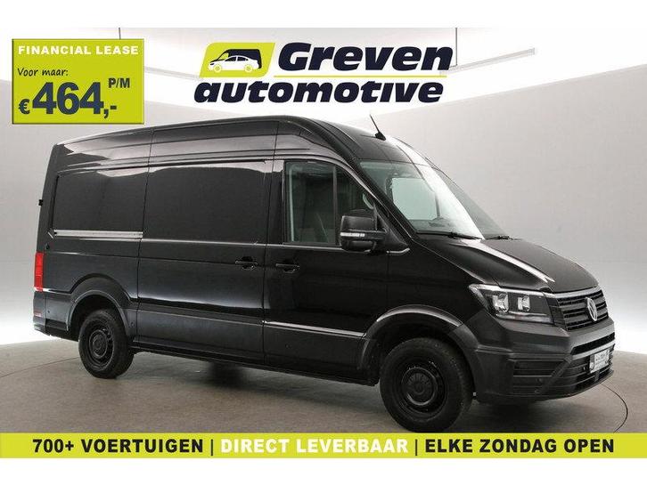 Volkswagen Crafter 2.0 TDI L3H3 | Aut. | 3000kg Trekgew. |, Auto's, Bestelauto's, Automaat, Diesel, Zwart, Volkswagen