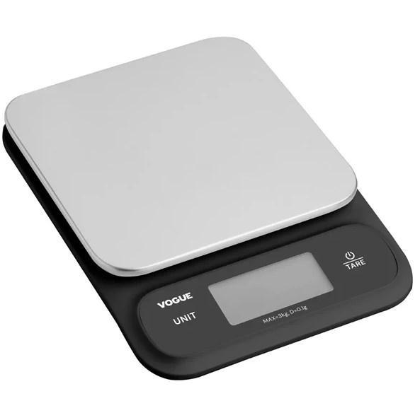Waterdichte precisieweegschaal 3 kg – RVS platform | Vogue, Zakelijke goederen, Horeca | Keukenapparatuur, Verzenden