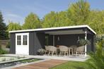 Outdoor Life Blokhut St. Louis Carbon Grey-Wit 701 x 319 cm, Nieuw