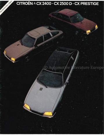 1981 CITROËN CX BROCHURE NEDERLANDS beschikbaar voor biedingen