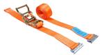 Spanband 50 mm 2 ton 6M Oranje met Sleufgatfitting, Nieuw, Verzenden