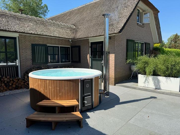 Ticra Hot tub | houtgestookt &amp; elecktrische hottubs showroom, Tuin en Terras, Bubbelbaden en Hottubs, Vast, Nieuw, Afdekzeil
