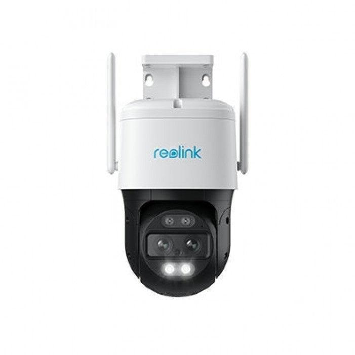Trackmix Battery, WiFi 2K Dual-Lens PTZ Batterij Camera met, Audio, Tv en Foto, Videobewaking, Nieuw, Ophalen of Verzenden