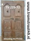 Deur teakwood, authentieke antieke deur, loftdeur, staldeur