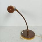 Bureaulamp - Messing, Verbronsd staal - pianolamp, Antiek en Kunst