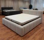 Showmodel Bed Nieuw! | 180x200 | Mline matrassen, Huis en Inrichting, Slaapkamer | Bedden, Verzenden, Beige, Tweepersoons, Zo goed als nieuw