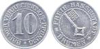 10 Verrechnung-pfennig Duitsland 10 Bremer Vererchnungs-p..., Verzenden